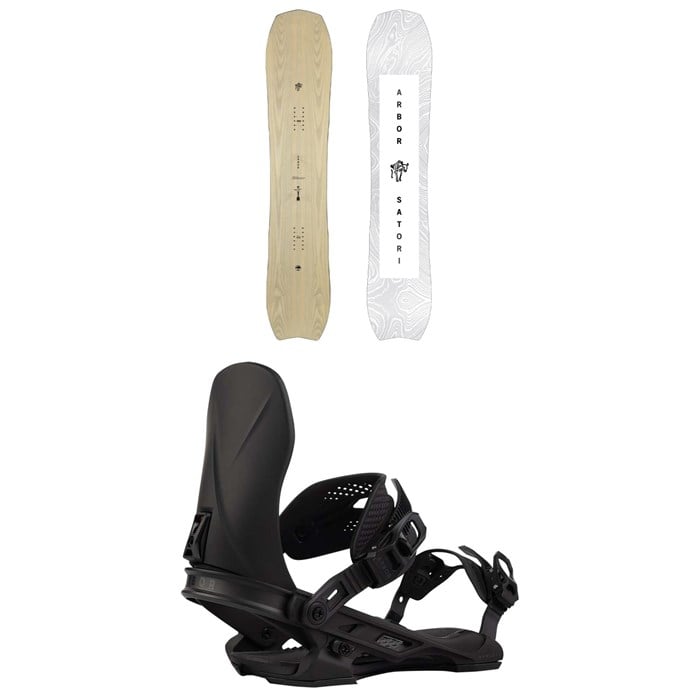 Arbor - Arbor Satori Snowboard + Hemlock Snowboard Bindings 2026