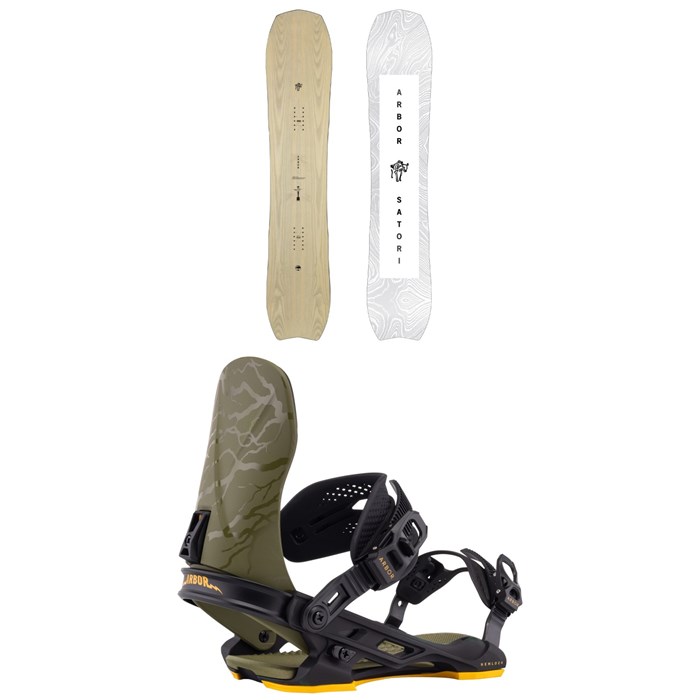 Arbor - Arbor Satori Snowboard + Hemlock Snowboard Bindings 2026