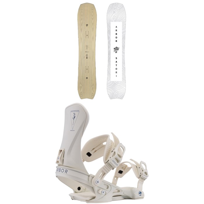 Arbor - Satori Snowboard + Sequoia Snowboard Bindings - Women's 2026