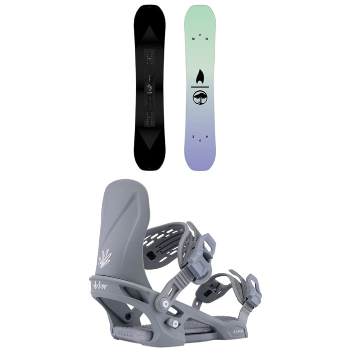Arbor - Arbor Kuro Neko Snowboard + Acacia Snowboard Bindings - Women's 2026