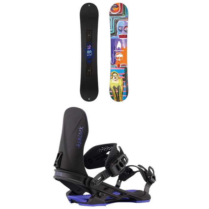 Arbor - Arbor Metal Machine Snowboard + Hemlock Snowboard Bindings 2026