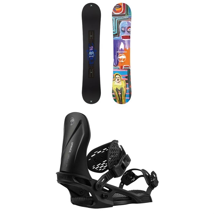 Arbor - Arbor Metal Machine Snowboard + Spruce Snowboard Bindings 2026