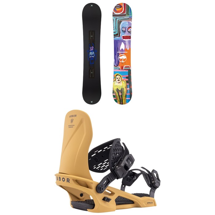 Arbor - Arbor Metal Machine Snowboard + Spruce Snowboard Bindings 2026