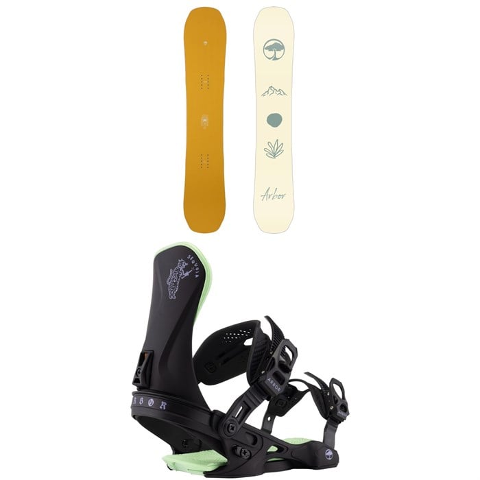 Arbor - Arbor Swoon Decon Snowboard + Sequoia Snowboard Bindings - Women's 2026
