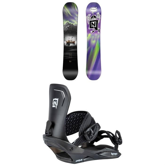 Nitro - Nitro Future Team Pro x Marcus Kleveland Snowboard + Charger Snowboard Bindings - Kids'