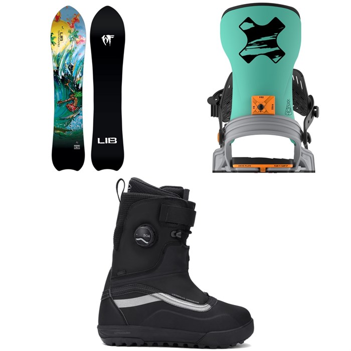 Lib Tech - MC Wayfinder II C2 Snowboard + Bent Metal Axtion Snowboard Bindings + Vans Infuse Snowsurf Snowboard Boots 2026
