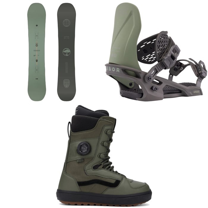 Arbor - Arbor Formula Decon Snowboard + Spruce Snowboard Bindings + Vans Invado OG Snowboard Boots 2026