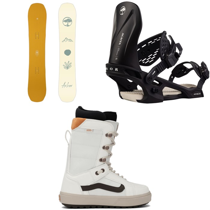Arbor - Swoon Decon Snowboard + Acacia Snowboard Bindings + Vans Hi Standard OG Snowboard Boots - Women's 2026