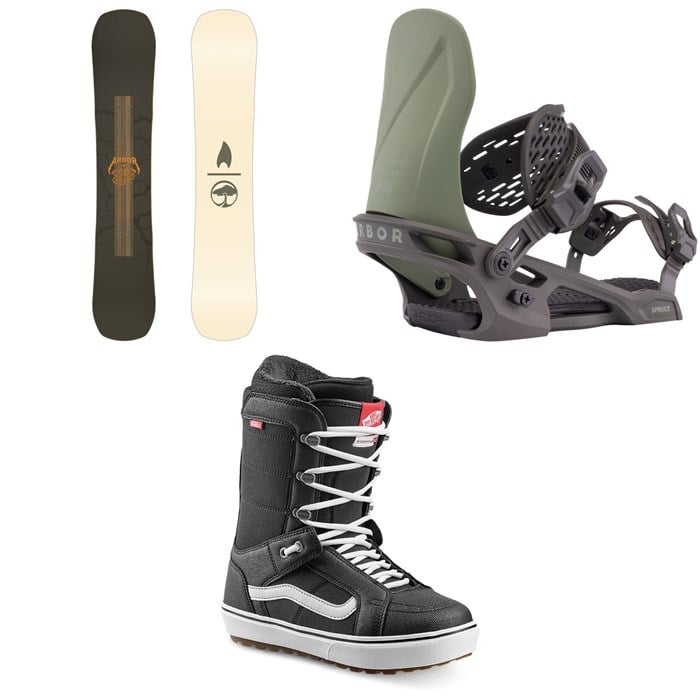 Arbor - Arbor Draft Snowboard + Spruce Snowboard Bindings + Vans Hi Standard OG Snowboard Boots 2026