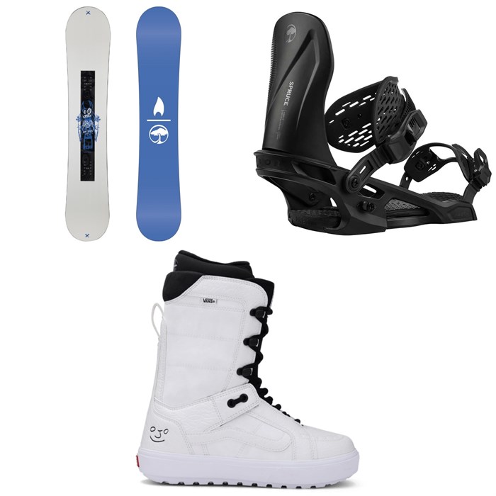 Arbor - Metal Machine Decon Snowboard + Spruce Snowboard Bindings + Vans Hi Standard OG Snowboard Boots 2026