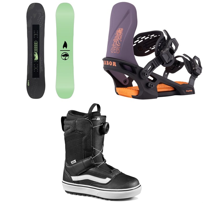 Arbor - Arbor Votive Snowboard + Sapling Snowboard Bindings + Vans Juvie OG Snowboard Boots - Kids' 2026