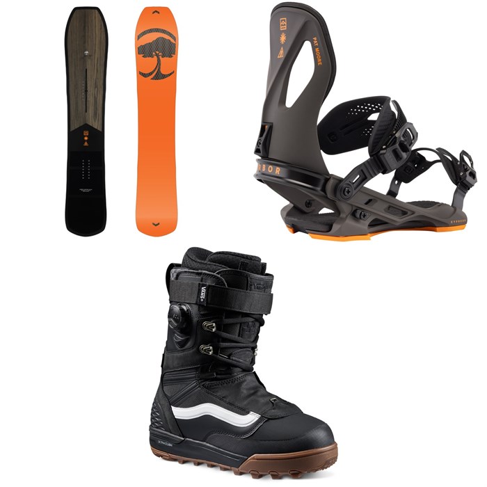 Arbor - Carbon Coda Snowboard + Cypress Snowboard Bindings + Vans Infuse Snowboard Boots 2026
