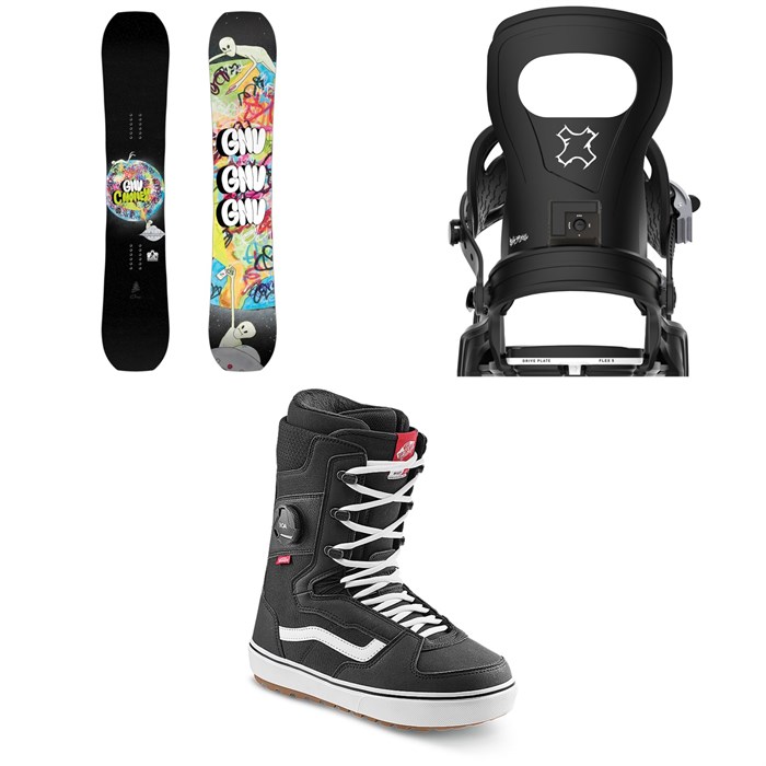 GNU - C-Money C3 Snowboard + Bent Metal Joint Snowboard Bindings + Vans Invado OG Snowboard Boots 2026