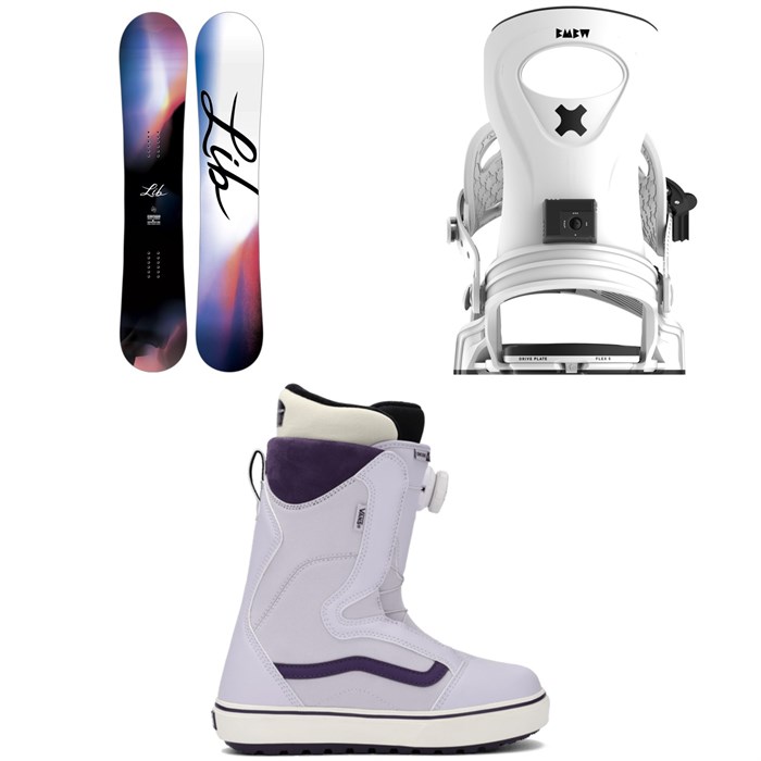 Lib Tech - Cortado C2 Snowboard + Bent Metal Metta Snowboard Bindings + Vans Encore OG Snowboard Boots - Women's 2026