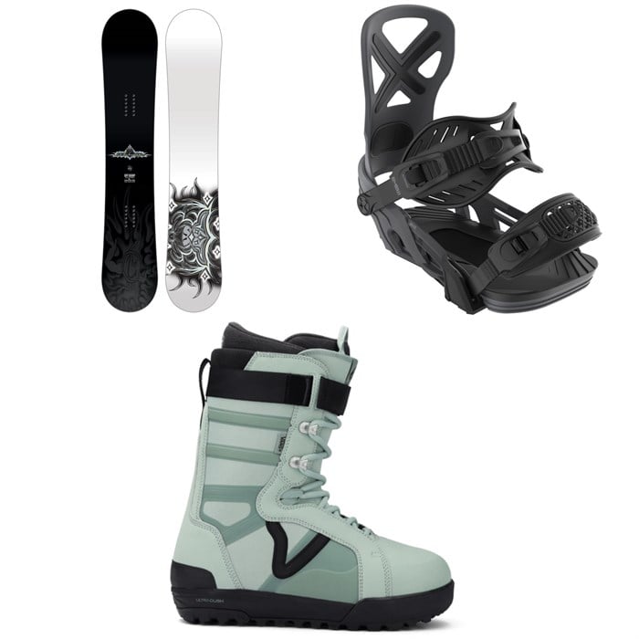 Lib Tech - Lib Tech Off Ramp C3 Snowboard + Bent Metal Anvil Snowboard Bindings + Vans Hi-Standard Pro Snowboard Boots 2026