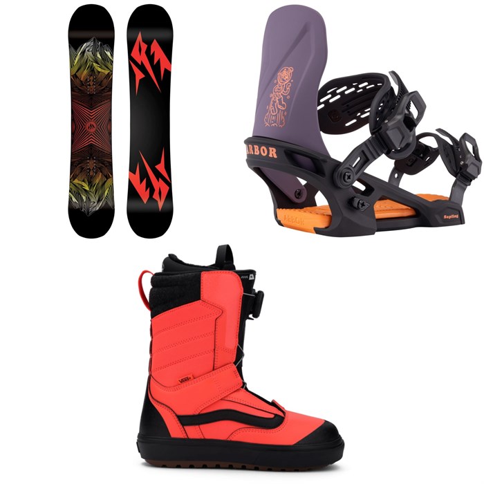 Jones - Jones Ultra Prodigy Snowboard + Arbor Sapling Snowboard Bindings + Vans Juvie OG Snowboard Boots - Kids' 2026