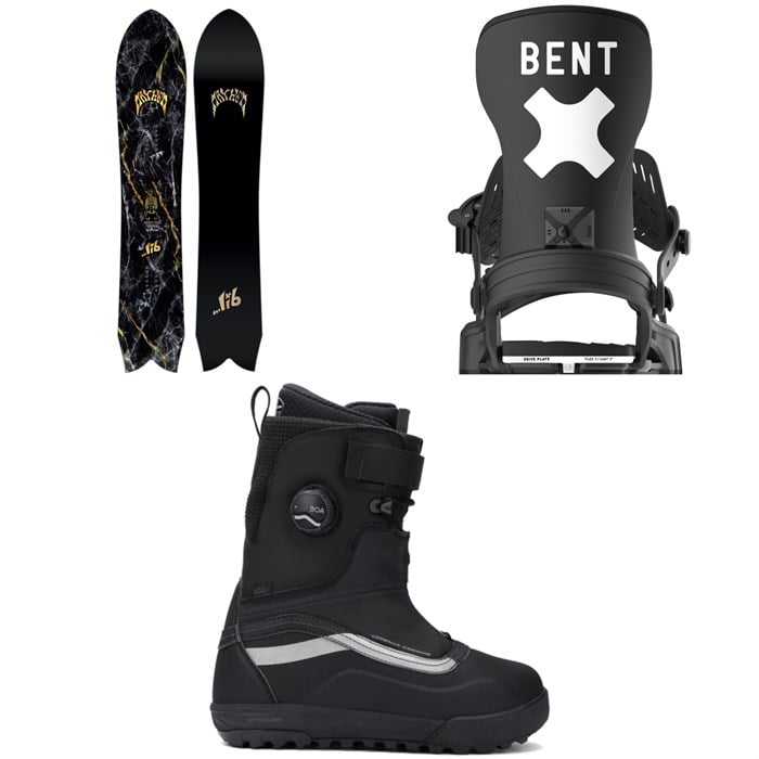 Lib Tech - Mayhem Sweetfish C3 Snowboard + Bent Metal Axtion Snowboard Bindings + Vans Infuse Snowsurf Snowboard Boots 2026