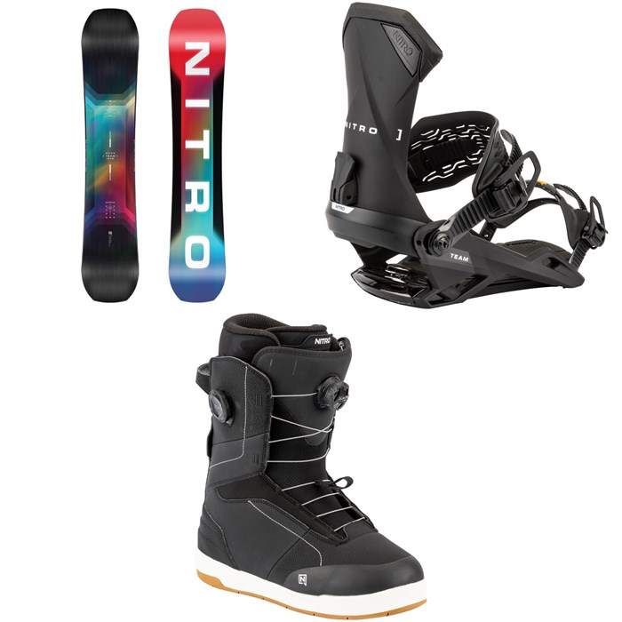 Nitro - Team Snowboard + Team Snowboard Bindings + Venture Boa Snowboard Boots 2026