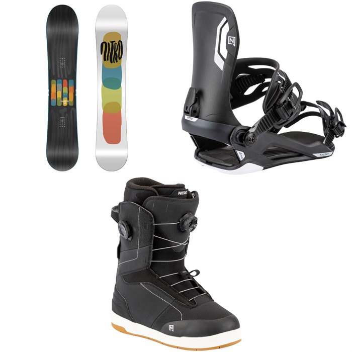 Nitro - Phase Snowboard + Talent Snowboard Bindings + Venture Boa Snowboard Boots 2026