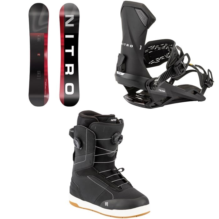Nitro - Team Pro Snowboard + Team Snowboard Bindings + Venture Boa Snowboard Boots 2026