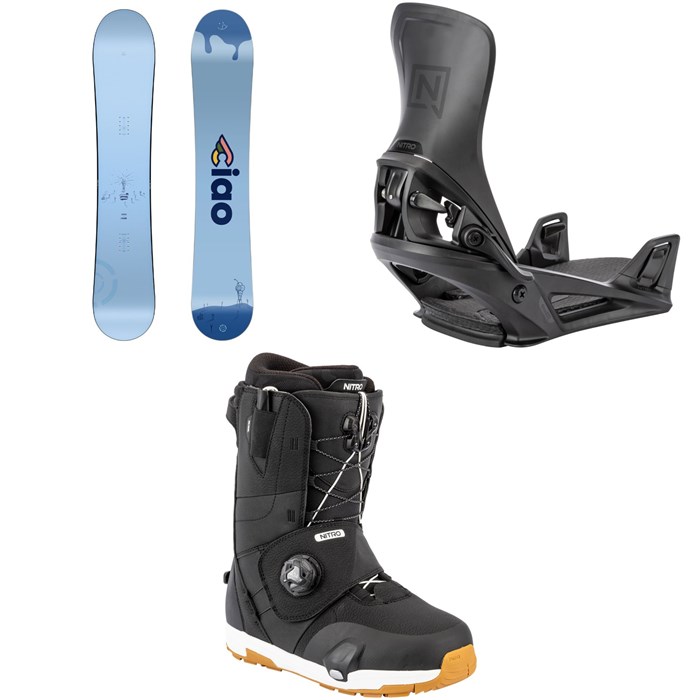Nitro - Phase x Cinelli Snowboard + Step On Snowboard Bindings + Venture Step On TLS Snowboard Boots 2026