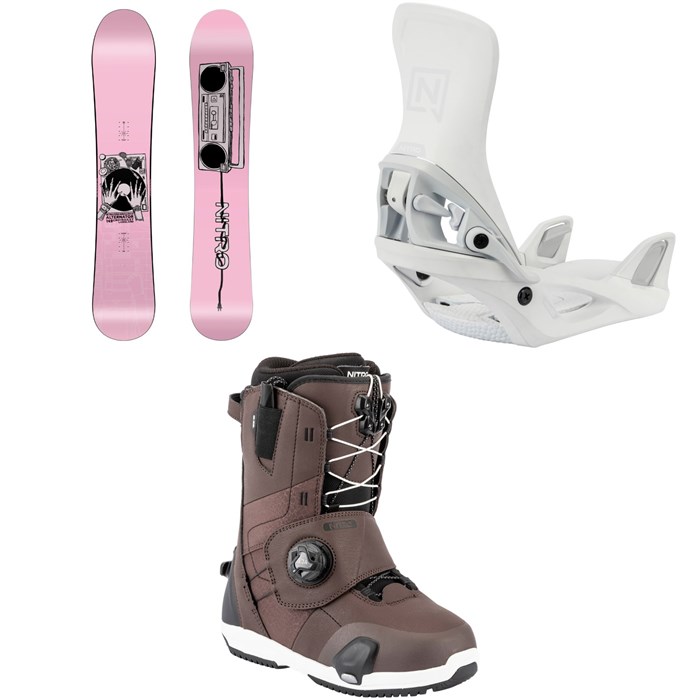 Nitro - Alternator x Hailey Snowboard + Step On Snowboard Bindings + Monarch Step On TLS Snowboard Boots - Women's 2026