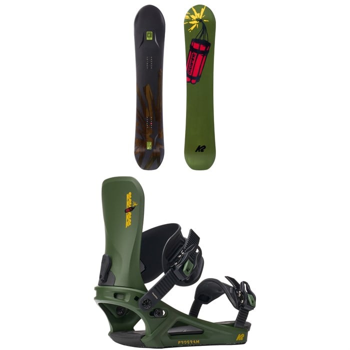 K2 - Antidote Snowboard + Program Snowboard Bindings 2026