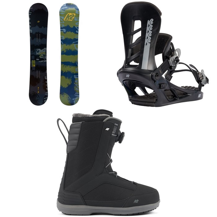 K2 - Courier Snowboard + Sonic Snowboard Bindings + Raider Snowboard Boots 2026