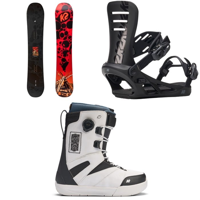 K2 - K2 Embassy Snowboard + Formula Snowboard Bindings + Overdraft Snowboard Boots 2026
