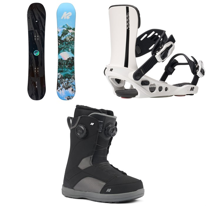K2 - Extravision Snowboard + Meridian Snowboard Bindings + Kinsley Snowboard Boots - Women's 2026