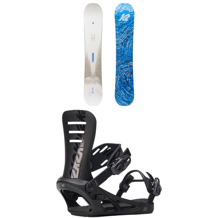 K2 - K2 Gateway Pop Snowboard + Formula Snowboard Bindings 2026