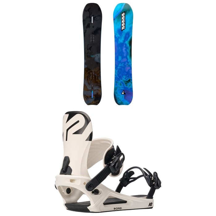 K2 - K2 Passport Snowboard + Bond Snowboard Bindings 2026