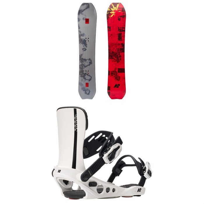 K2 - K2 Sky Pilot Snowboard + Meridian Snowboard Bindings - Women's 2026