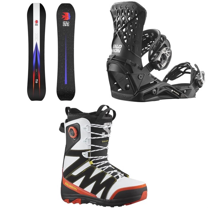 Salomon - Highpath Snowboard + Highlander Snowboard Bindings + X Approach Lace SJ Boa Snowboard Boots 2025