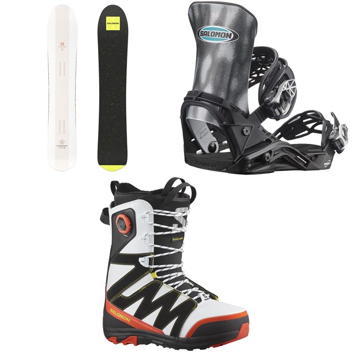 Salomon - HPS - Takaharu Nakai E.P. Snowboard + District Pro Team Snowboard Bindings + X Approach Lace SJ Boa Snowboard Boots 2025