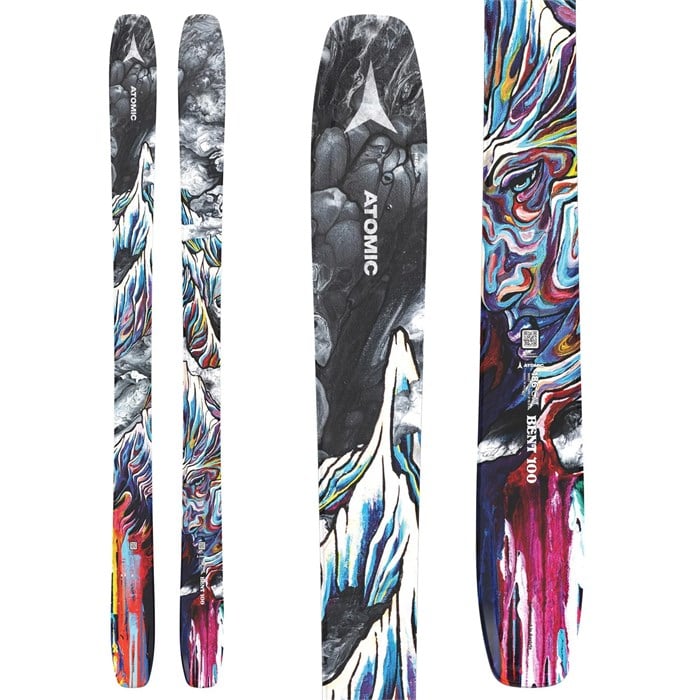 Atomic - Bent 100 Skis + Marker Griffon 13 ID Ski Bindings 2025