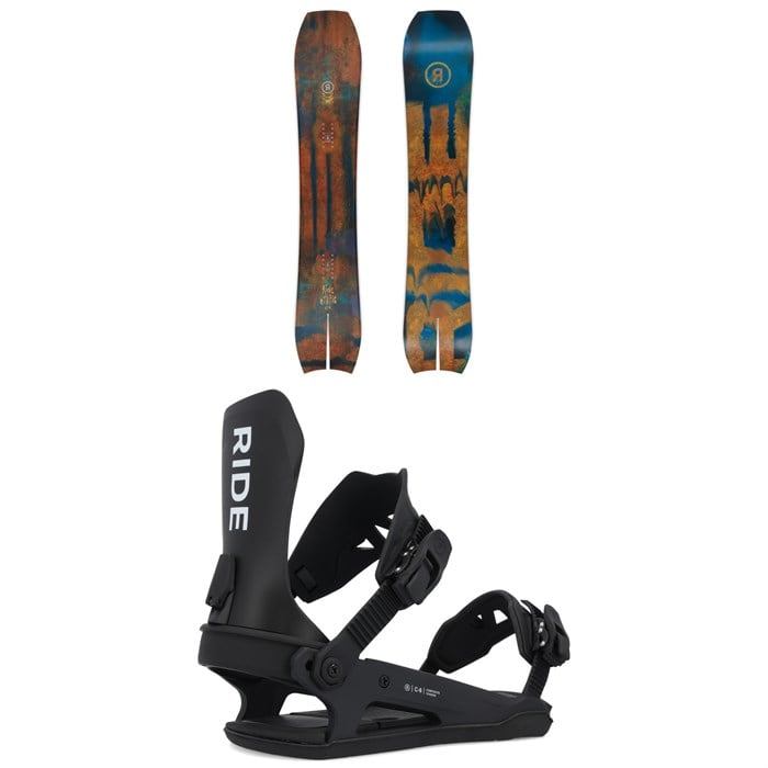 Ride - Ride MTNpig Snowboard + C-8 Snowboard Bindings 2026