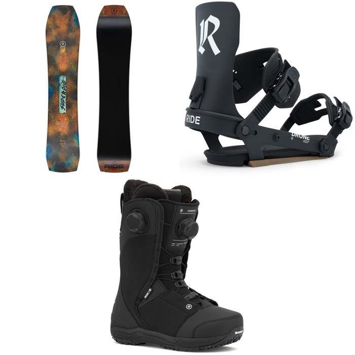 Ride - Superpig Snowboard + Drone Snowboard Bindings + Cadence Snowboard Boots - Women's 2026