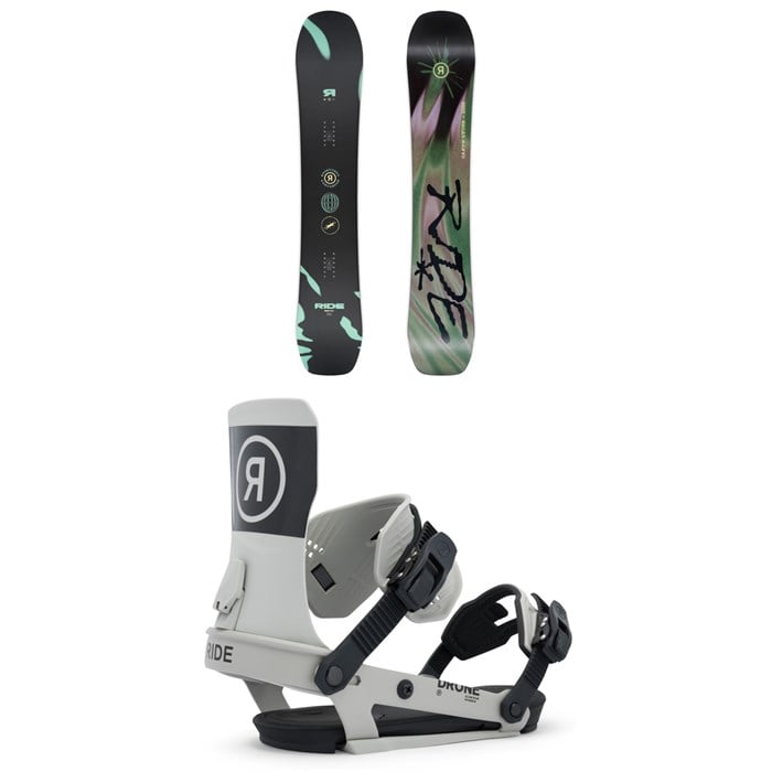 Ride - Ride Berzerker Snowboard + Drone Snowboard Bindings 2026