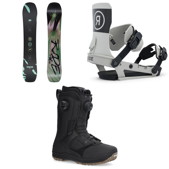 Ride - Ride Berzerker Snowboard + Drone Snowboard Bindings + Insano Snowboard Boots 2026