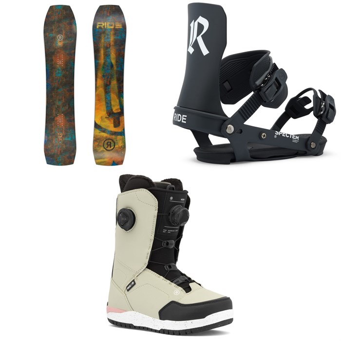 Ride - Warpig Snowboard + Specter Snowboard Bindings + Hera Snowboard Boots - Women's 2026