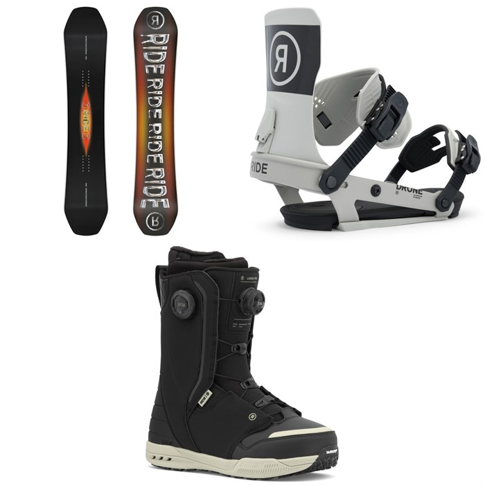 Ride - Ride Benchwarmer Snowboard + Drone Snowboard Bindings + Lasso Pro Snowboard Boots 2026
