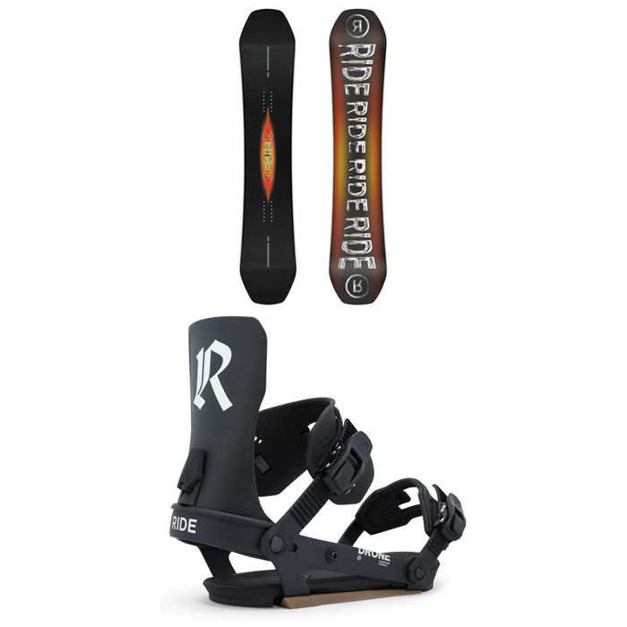 Ride - Benchwarmer Snowboard + Drone Snowboard Bindings - Women's 2026