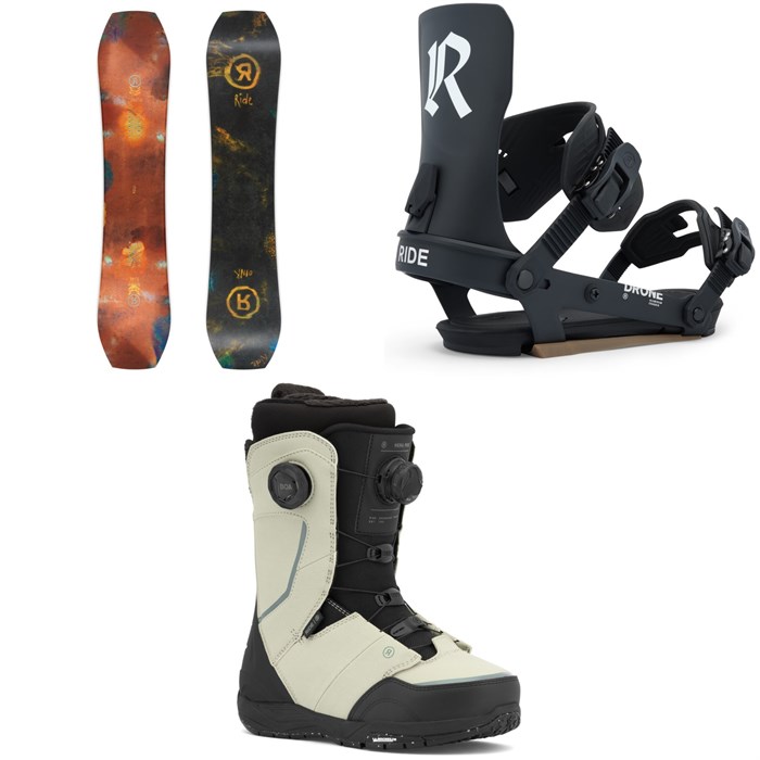 Ride - Twinpig Snowboard + Drone Snowboard Bindings + Hera Pro Snowboard Boots - Women's 2026