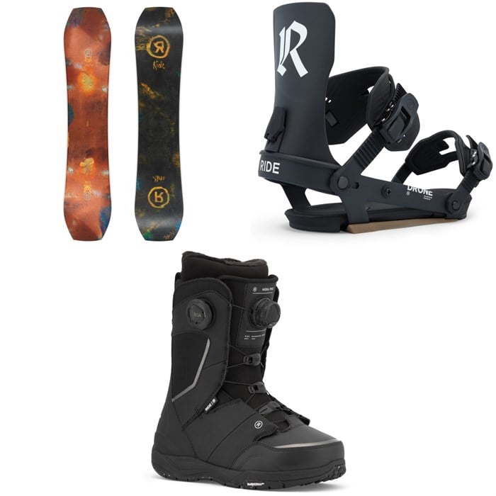 Ride - Ride Twinpig Snowboard + Drone Snowboard Bindings + Hera Pro Snowboard Boots - Women's 2026
