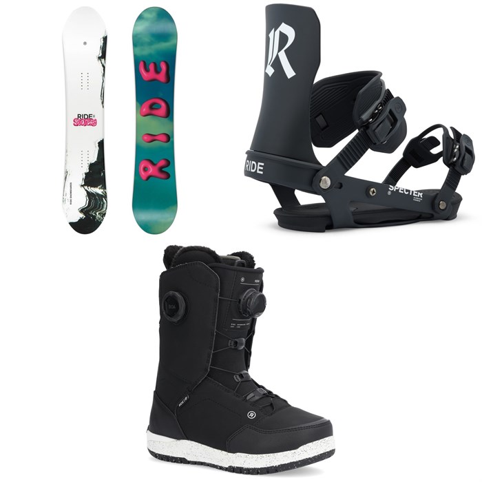 Ride - Ride Saturday Snowboard + Specter Snowboard Bindings + Hera Snowboard Boots - Women's 2026