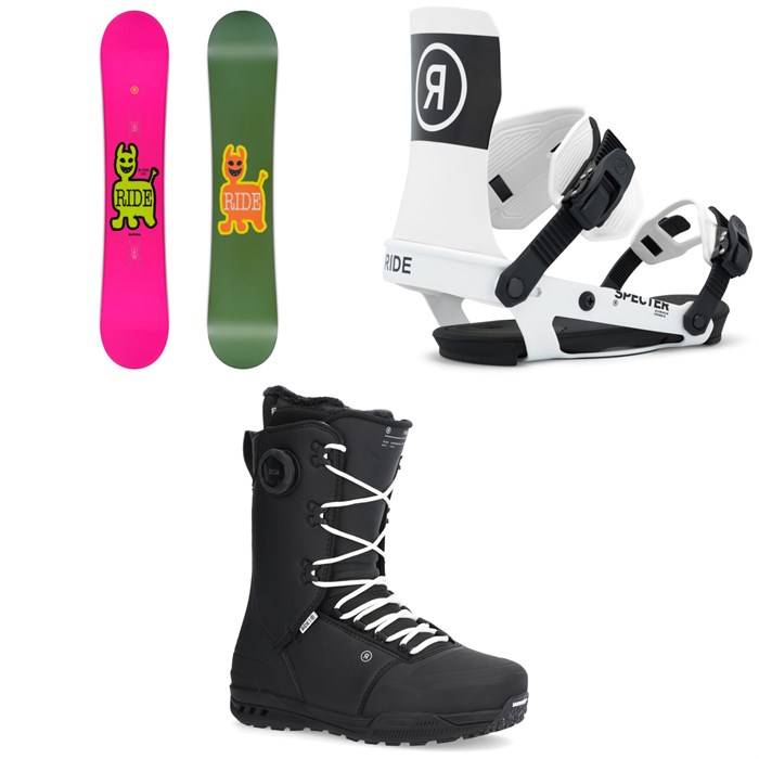 Ride - Kink Snowboard + Specter Snowboard Bindings + Fuse Snowboard Boots 2026