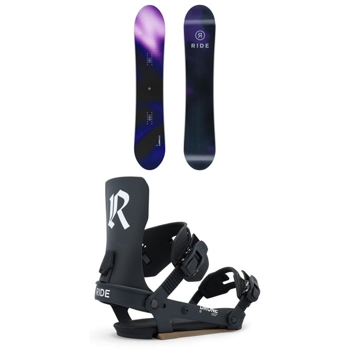 Ride - Ride Compact Snowboard + Drone Snowboard Bindings - Women's 2026
