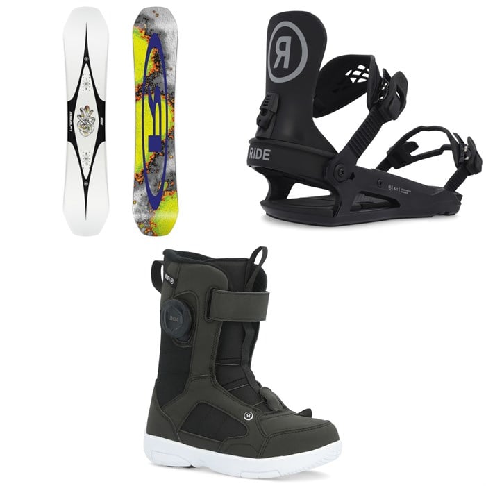 Ride - Zero Jr Snowboard + K-1 Snowboard Bindings + Norris Snowboard Boots - Kids 2026