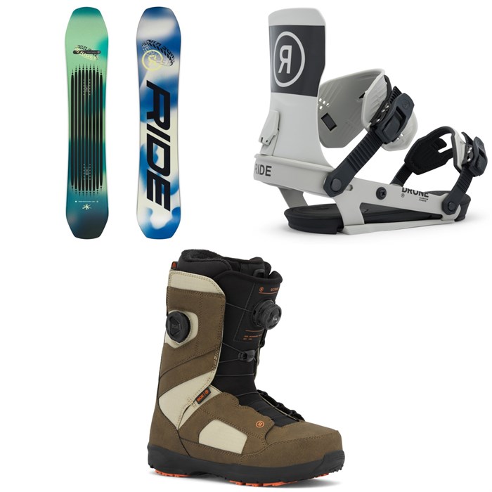 Ride - Ride Moderator Snowboard + Drone Snowboard Bindings + Octave Snowboard Boots 2026